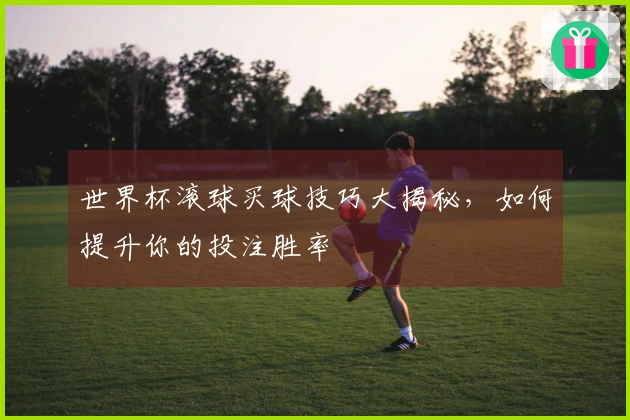 世界杯滚球买球技巧大揭秘，如何提升你的投注胜率